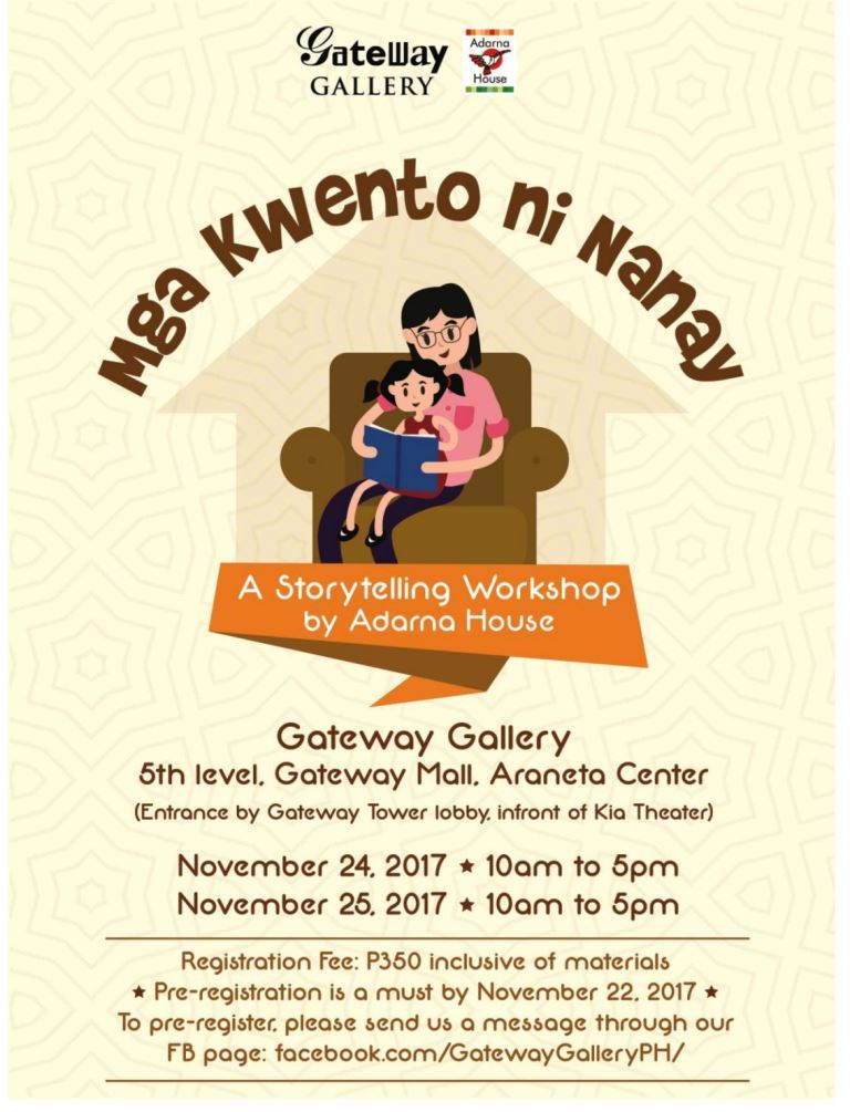 MOMI INVITES| Mga Kwento ni Nanay on Nov 24 & 25