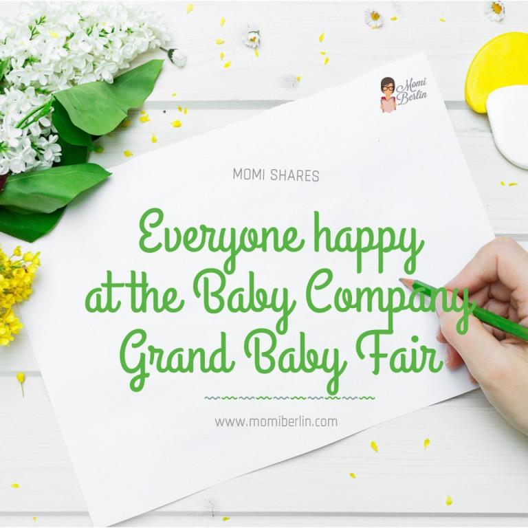 MOMI SHARES| Everyone happy at the Baby Company Grand Baby Fair MOMI SHARES| Everyone happy at the Baby Company Grand Baby Fair