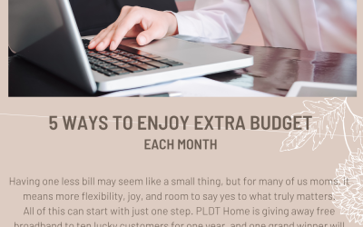 5 Ways to Enjoy Extra Budget Each Month