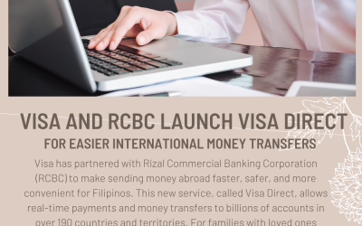 Visa and RCBC Launch Visa Direct for Easier International Money Transfers