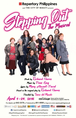 STEPPING OUT POSTER