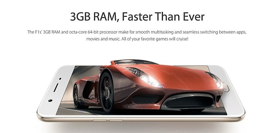 I want an OPPO F1s