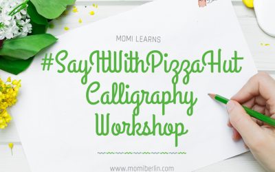 MOMI LEARNS| #SayItWithPizzaHut Calligraphy Workshop