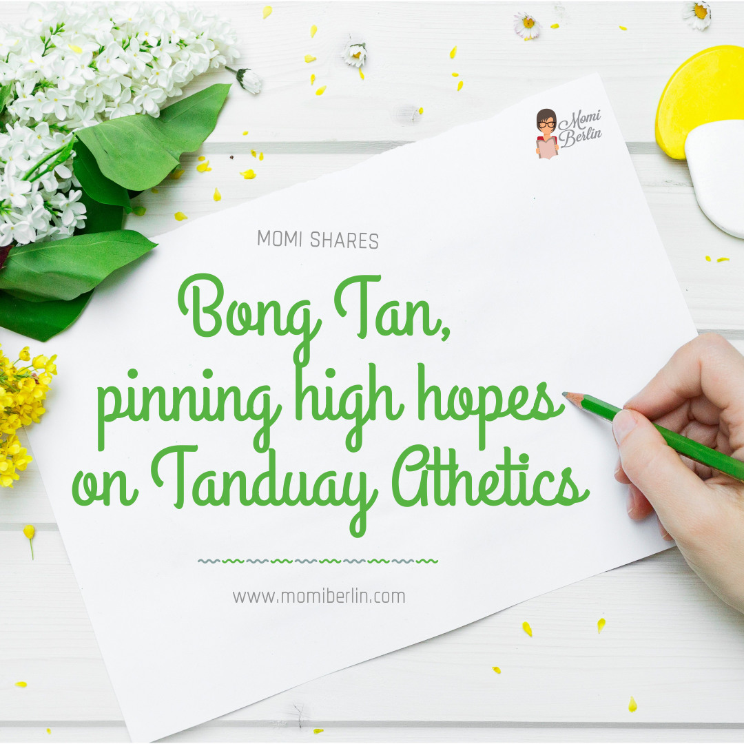MOMI SHARES| Bong Tan, pinning high hopes on Tanduay Athletics MOMI SHARES| Bong Tan, pinning high hopes on Tanduay Athletics