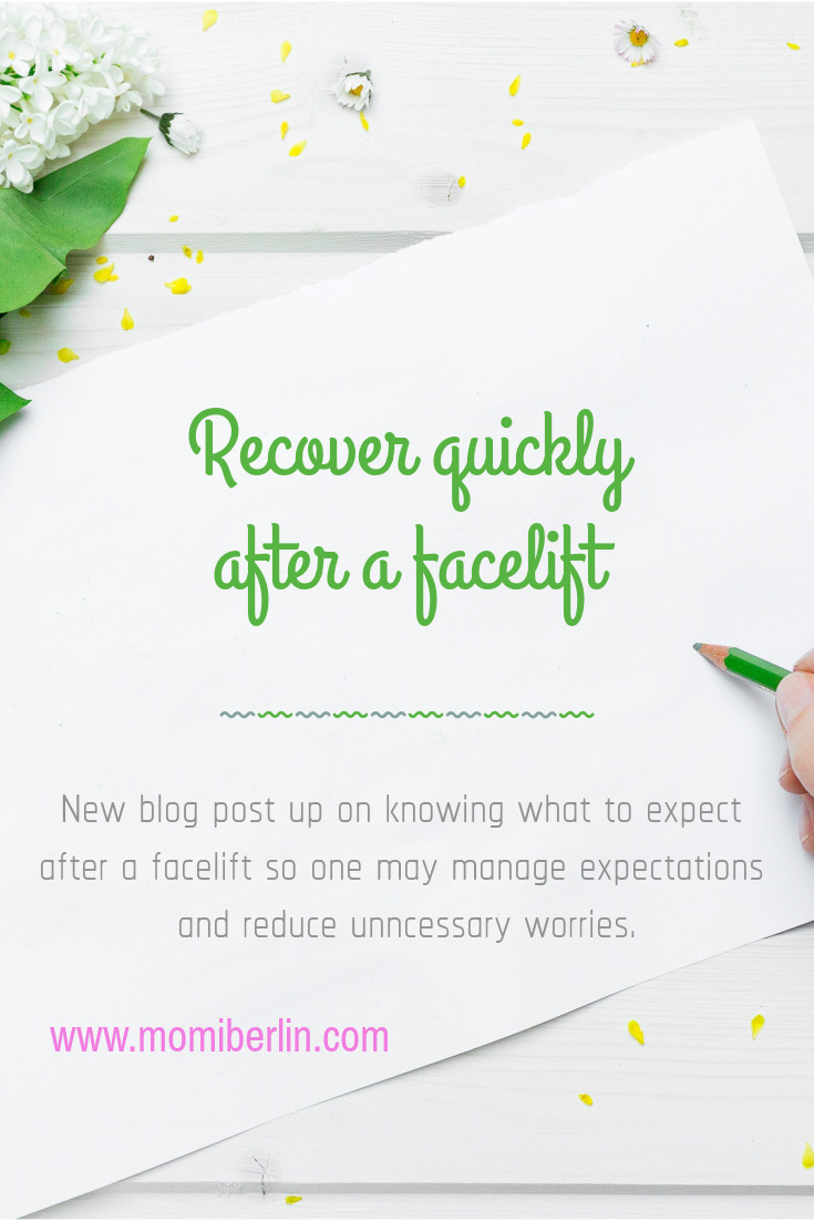 MOMI SHARES| Recover quickly after a facelift MOMI SHARES| Recover quickly after a facelift