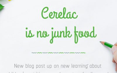 MOMI LEARNS| Cerelac is no junk food