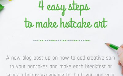 MOMI SHARES| 4 easy steps to make hotcake art