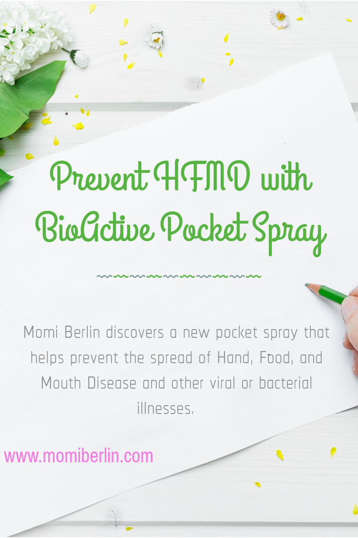 Prevent HFMD with BioActive Pocket Spray