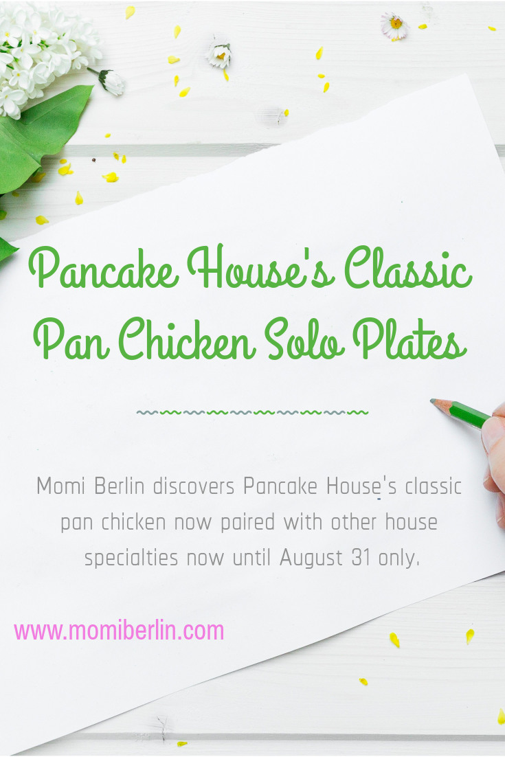 Pancake House's Classic Pan Chicken Solo Plates