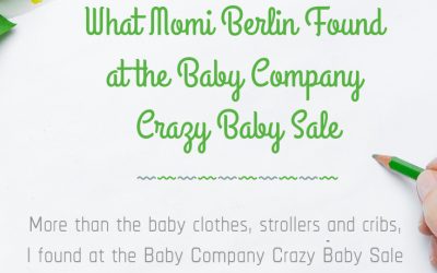 What I found at the Baby Company Crazy Baby Sale