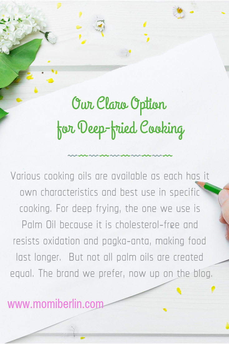 Our Claro Option for Deep-Fried Cooking