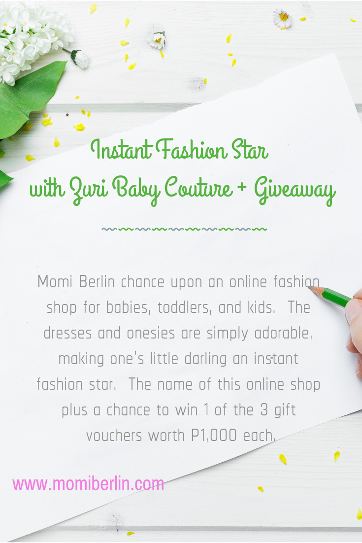 Instant Fashion Star with Baby Couture + Giveaway