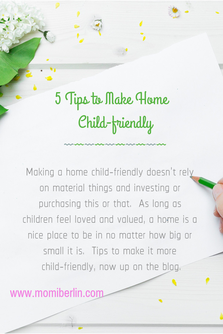 5 Tips to Make Home Child-friendly