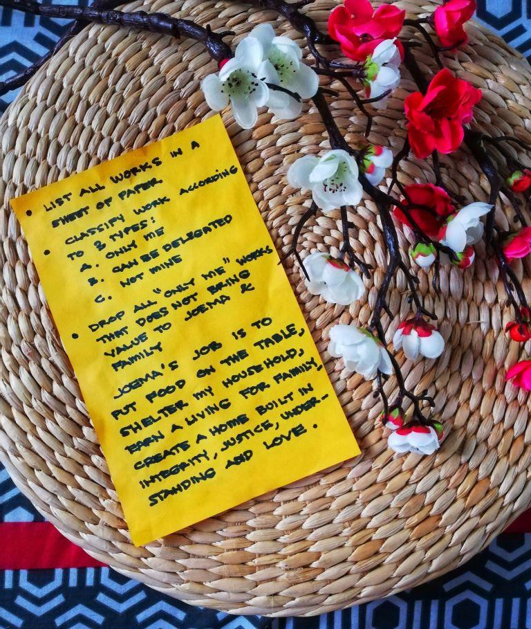 A wife's reflection on her husband's musings