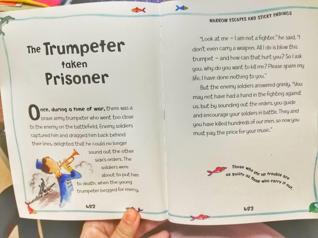 Lessons from Aesop's Fable The Trumpeter Took Prisoner