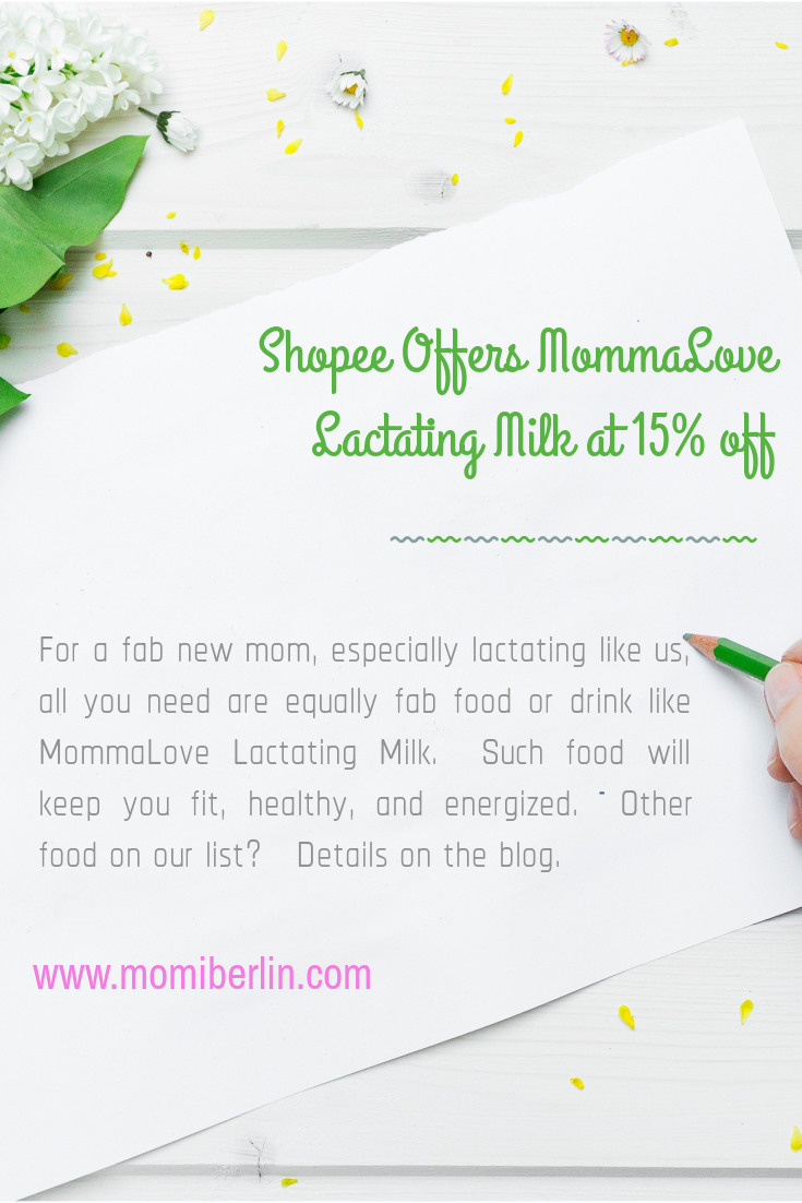 Shopee Offers MommaLove Lactating Milk at 15% off