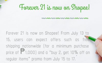 Forever 21 is now on Shopee!