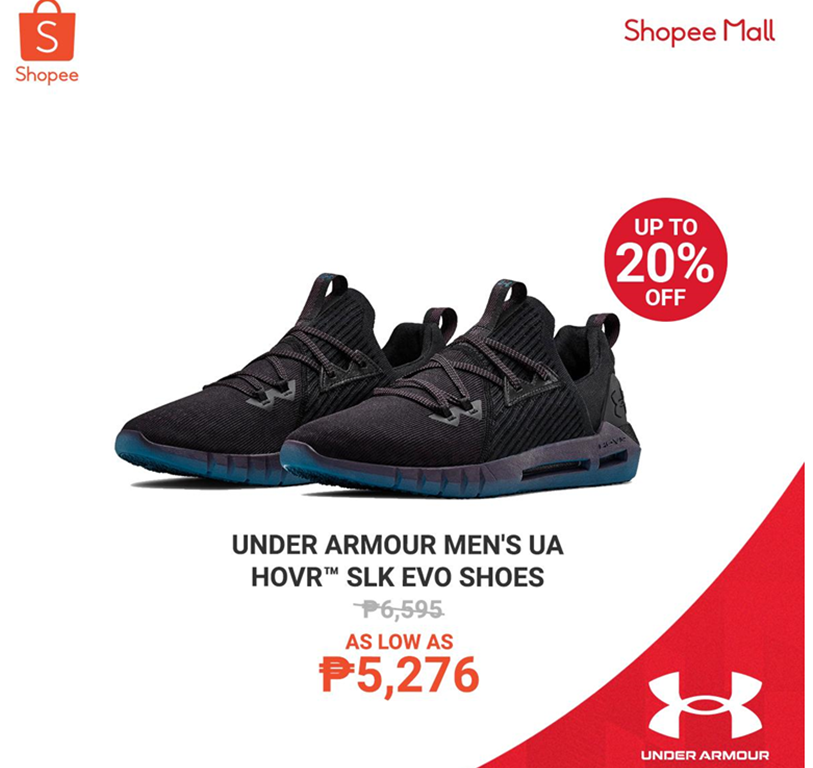 Shopee now has Under Armour Shopee now has Under Armour