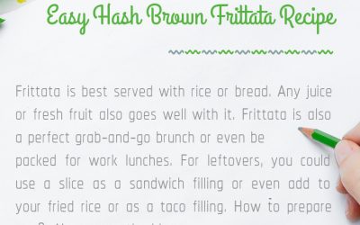 Easy Hash Brown Frittata Recipe