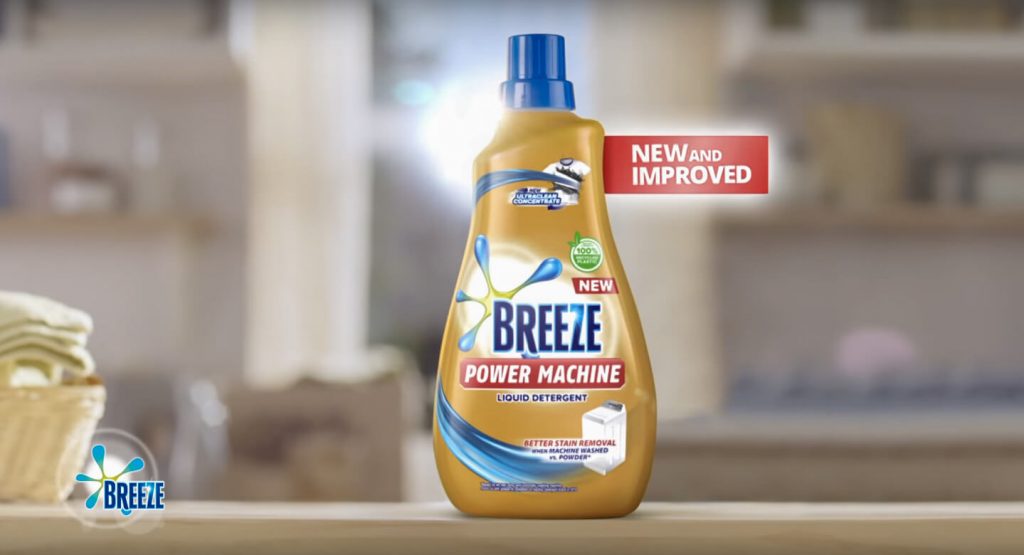 All-new Breeze Power Machine Liquid Detergent: every power mom’s essential laundry solution