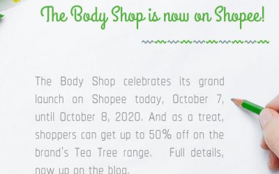 The Body Shop is now on Shopee!