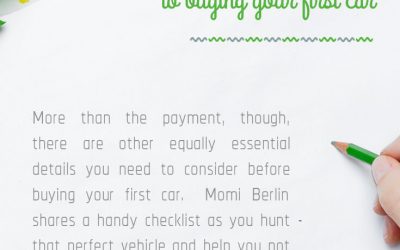 Smart steps to buying your first car
