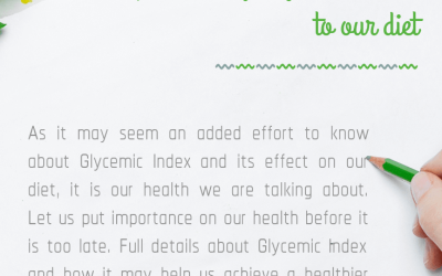 What is Glycemic Index and its importance to our diet?