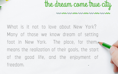 New York: the dream come true city