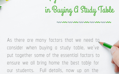 Key Factors to Consider in Buying A Study Table