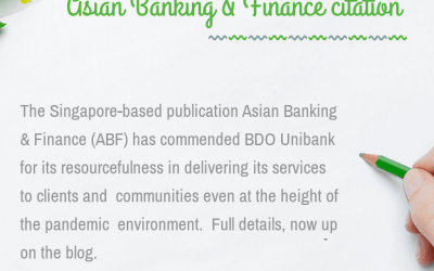 BDO receives Asian Banking and Finance citation