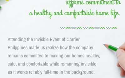 Carrier’s Invisible Event stimulates senses, affirms commitment to a healthy and comfortable home life