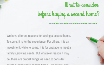 What to consider before buying a second home?