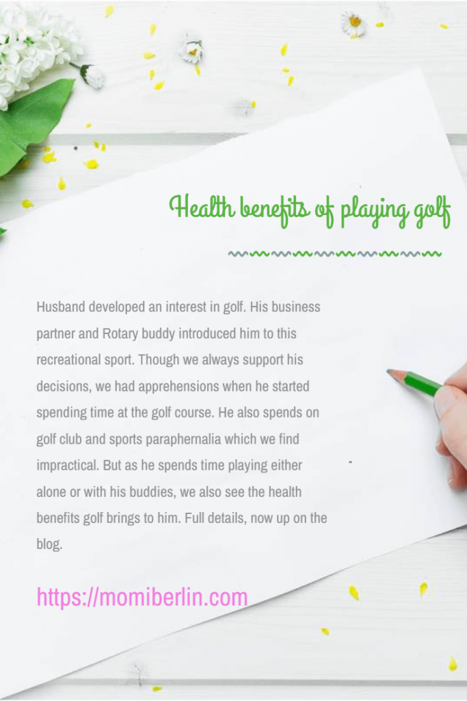 benefits of playing golf