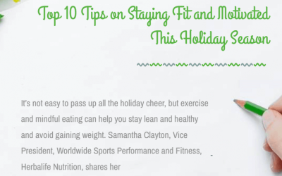 My Top 10 Tips on Staying Fit and Motivated This Holiday Season
