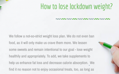 How to lose lockdown weight?