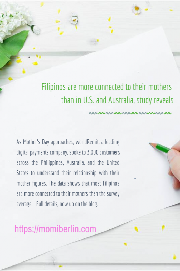 Filipinos are more connected to their mothers than in U.S. and Australia, study reveals