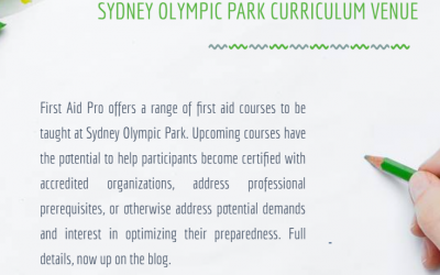 FIRST AID PRO: SYDNEY OLYMPIC PARK CURRICULUM VENUE