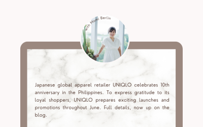 UNIQLO celebrates 10th year in the Philippines with novelty promos and exclusive offers