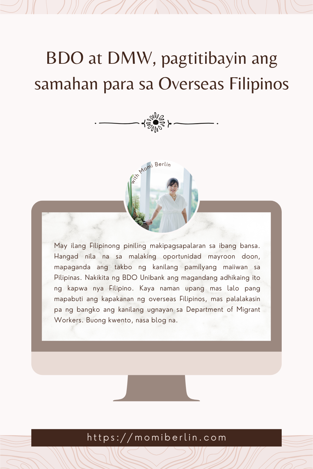 BDO at DMW, pagtitibayin ang samahan para sa Overseas Filipinos