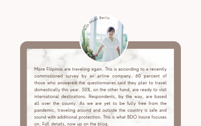 BDO Insure protects Filipino travelers