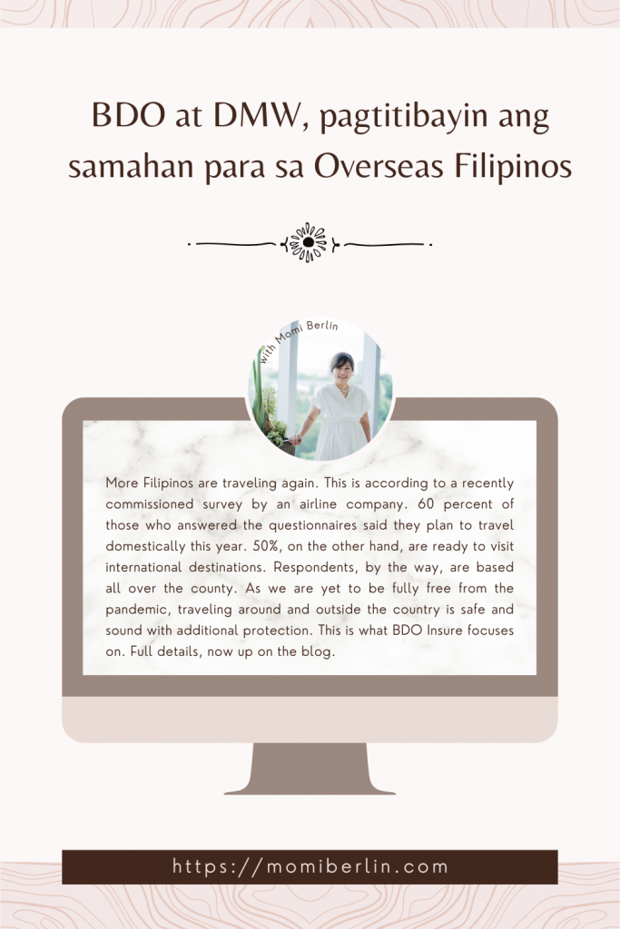 BDO Insure protects Filipino travelers