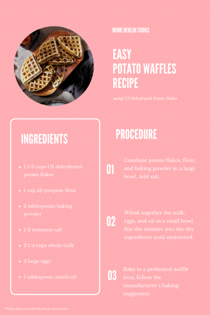 Easy Potato Waffles Recipe