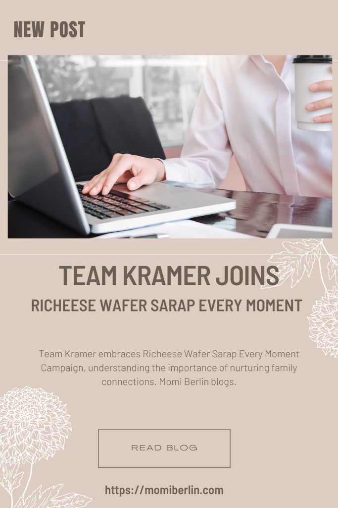 Team Kramer joins Richeese Wafer Sarap Every Moment Campaign