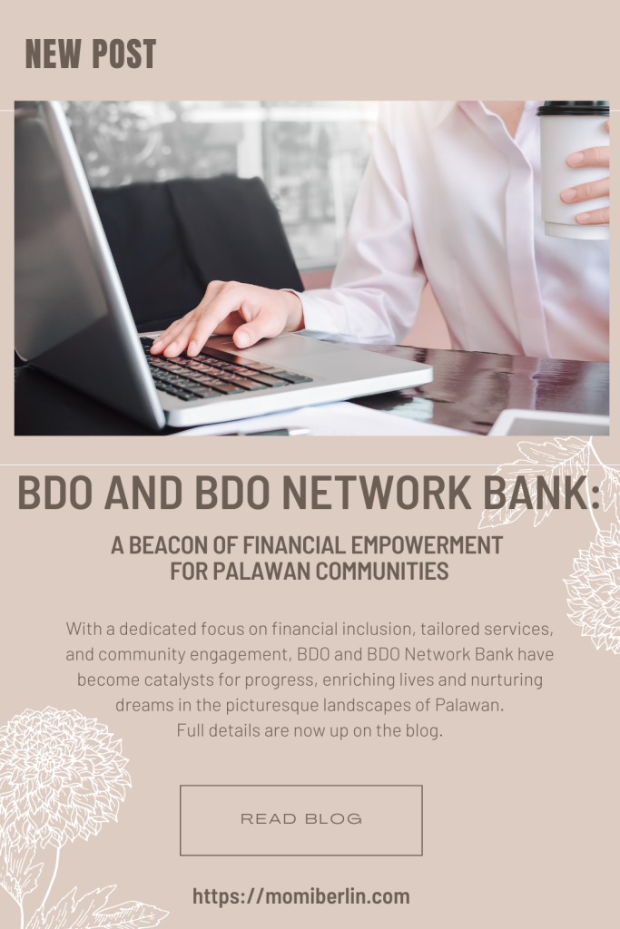 BDO and BDO Network Bank provide financial empowerment to Palawan