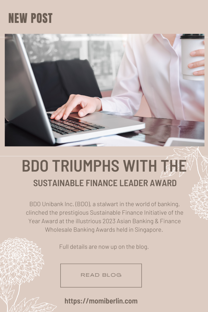 BDO triumphs with the Sustainable Finance Leader Award  