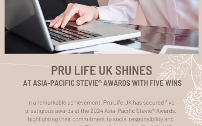 Pru Life UK Shines at Asia-Pacific Stevie® Awards with Five Wins