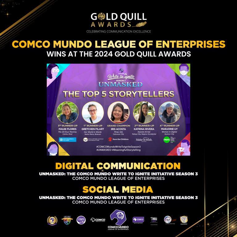COMCO Mundo Shines Bright: Gold Quill Awards 2024 Triumph