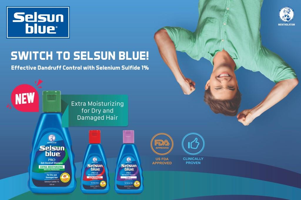 Say Goodbye to Flakes and Dry Hair with Selsun Blue