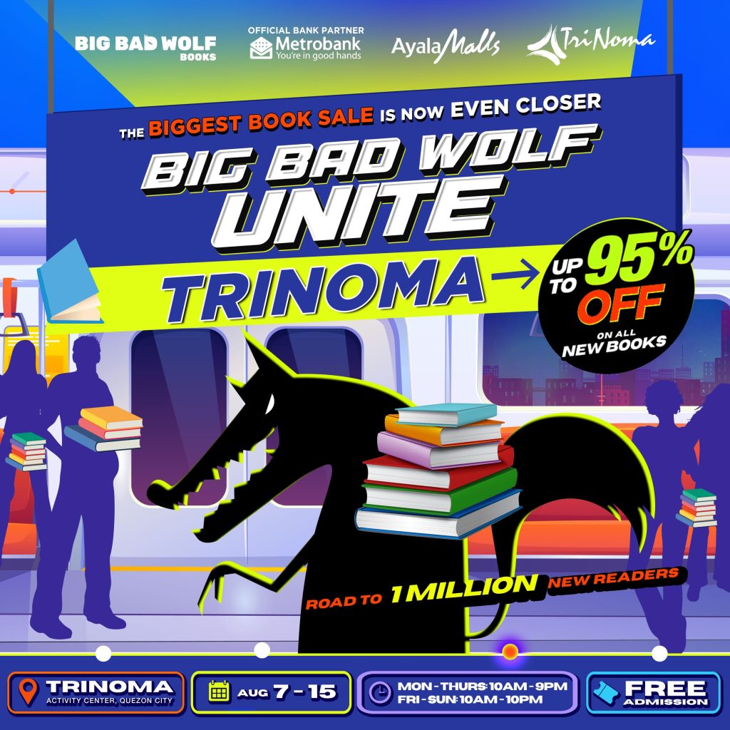 Big Bad Wolf Book Sale Returns to Manila at TriNoma!