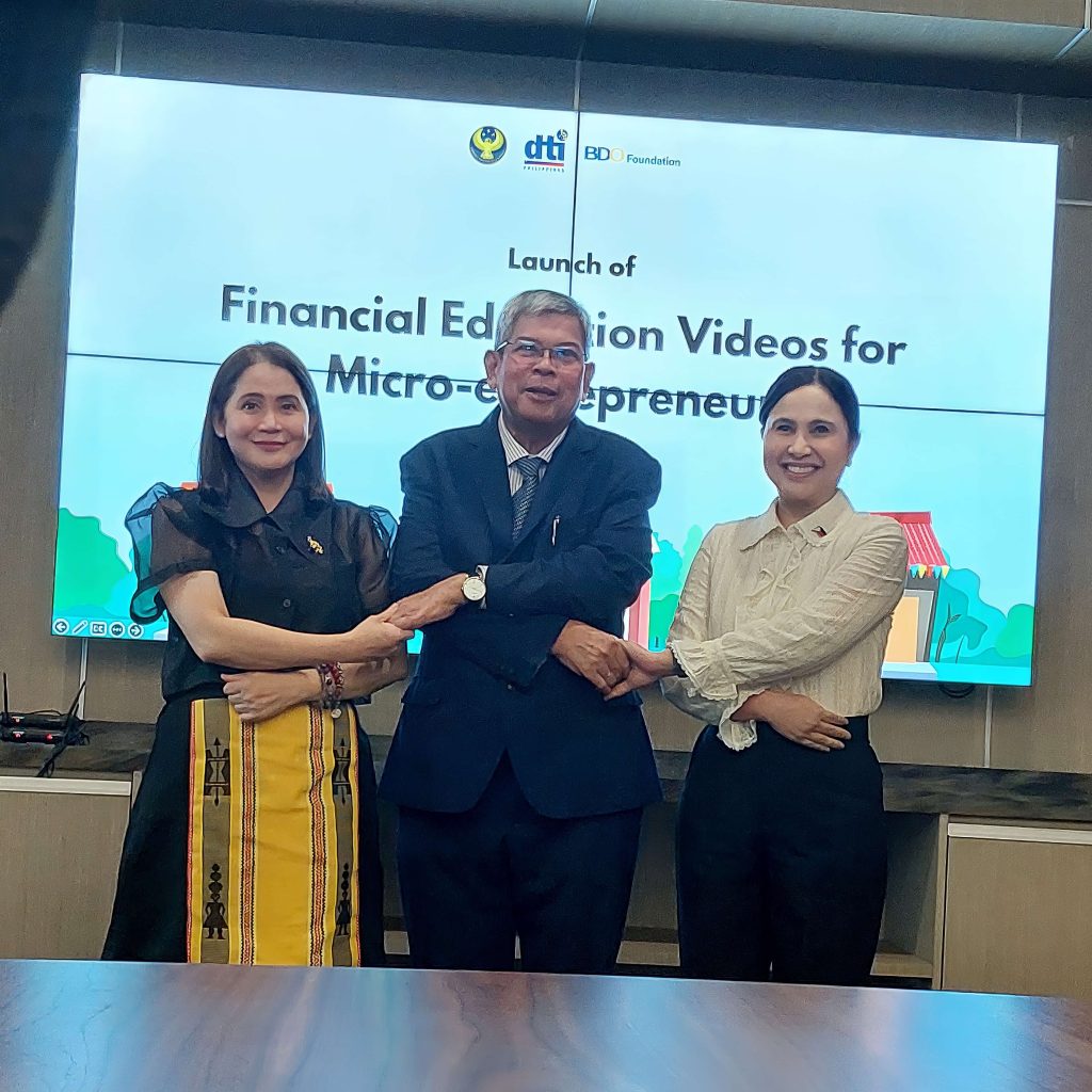 Empowering Micro-Entrepreneurs: Financial Education Videos Launched by DTI, BSP, and BDO Foundation